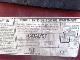 2006 HONDA CR-V, BURGUNDY, LX, 2.4L, AT, FWD,  A25113